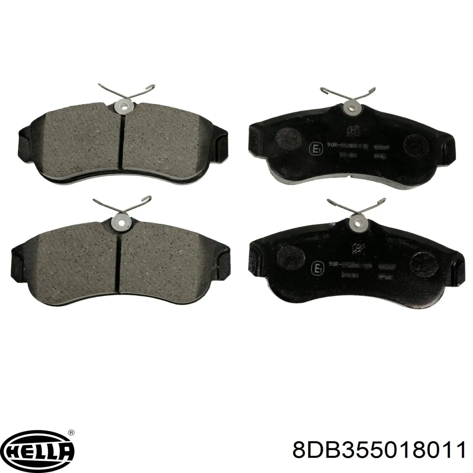 Comprar 8DB355018011 HELLA Pastillas delanteras de freno