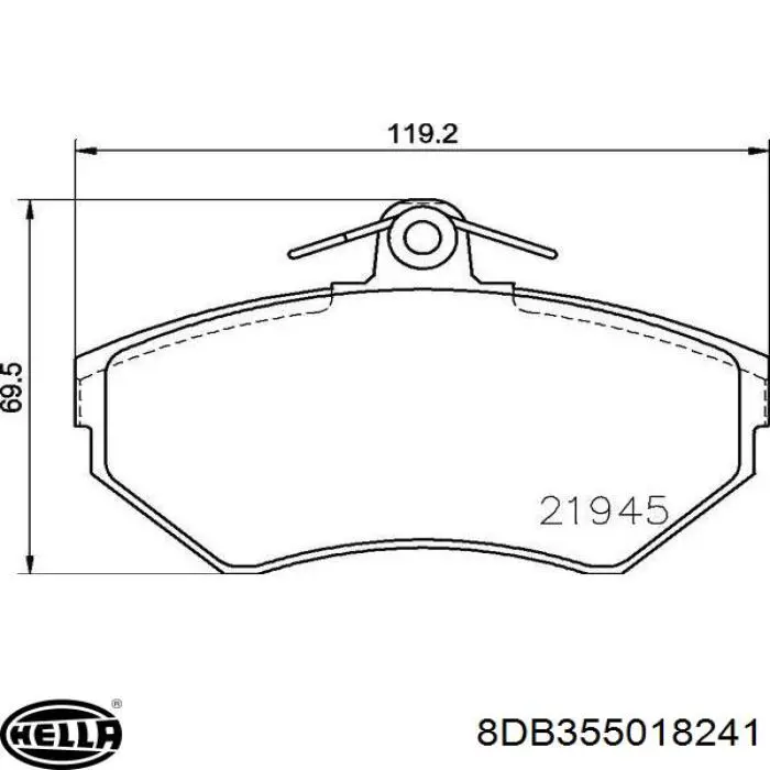 Pastillas de freno delanteras Seat Ibiza 2 6K1
