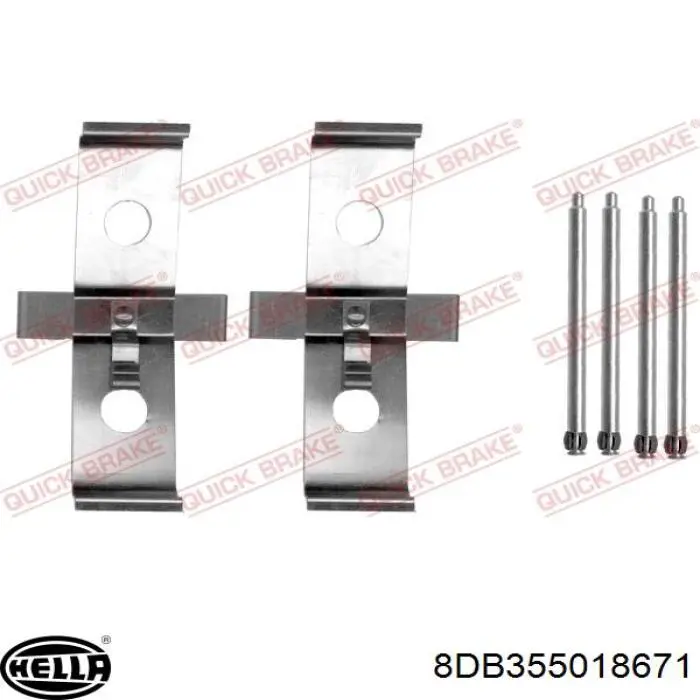 Pastillas de freno delanteras Necto FD7029A
