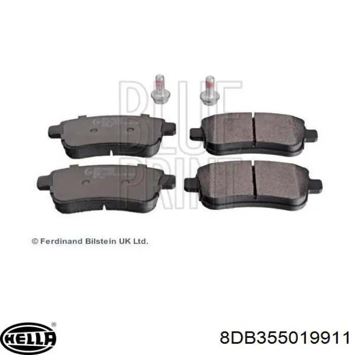 Pastillas de freno traseras 7711946192 Renault (RVI)