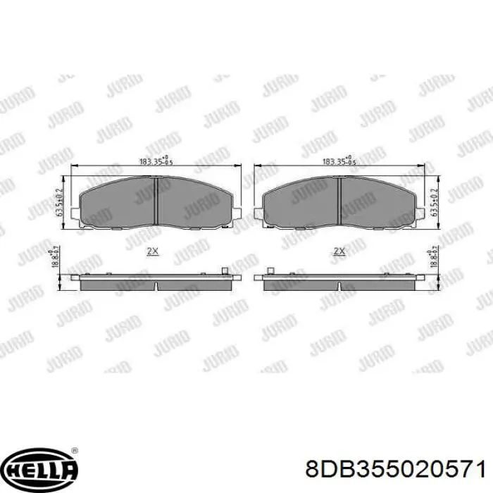 Pastillas freno delanteras Fiat/Alfa/Lancia K68317914AC precio, desde 50,59 EUR