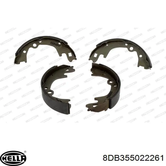 Zapatas de freno traseras Renault (RVI) 8550501751