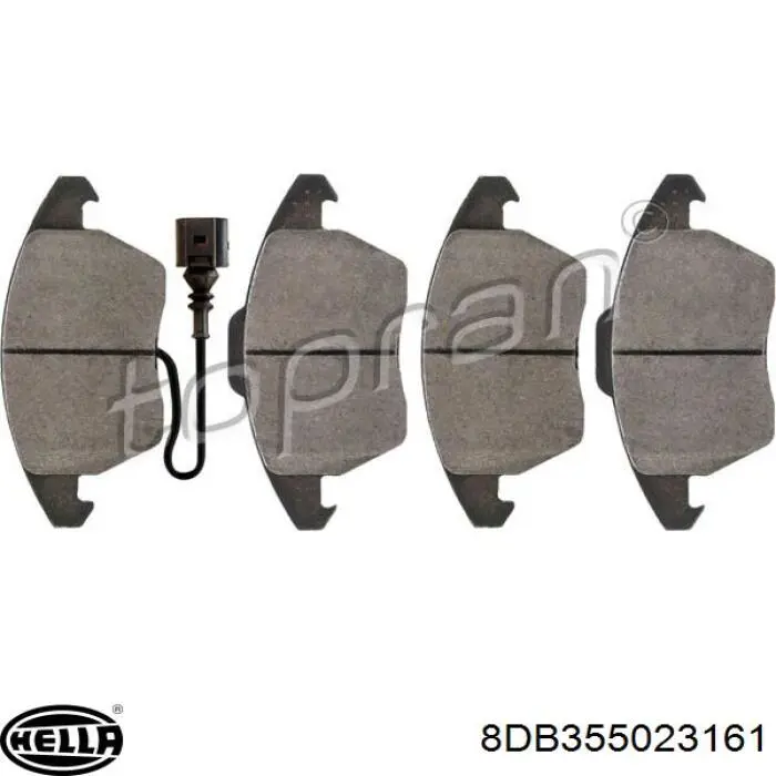 Pastillas de freno delanteras Seat Leon 2 1P1