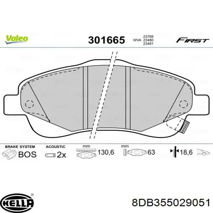 Pastillas de freno delanteras Toyota Corolla R10
