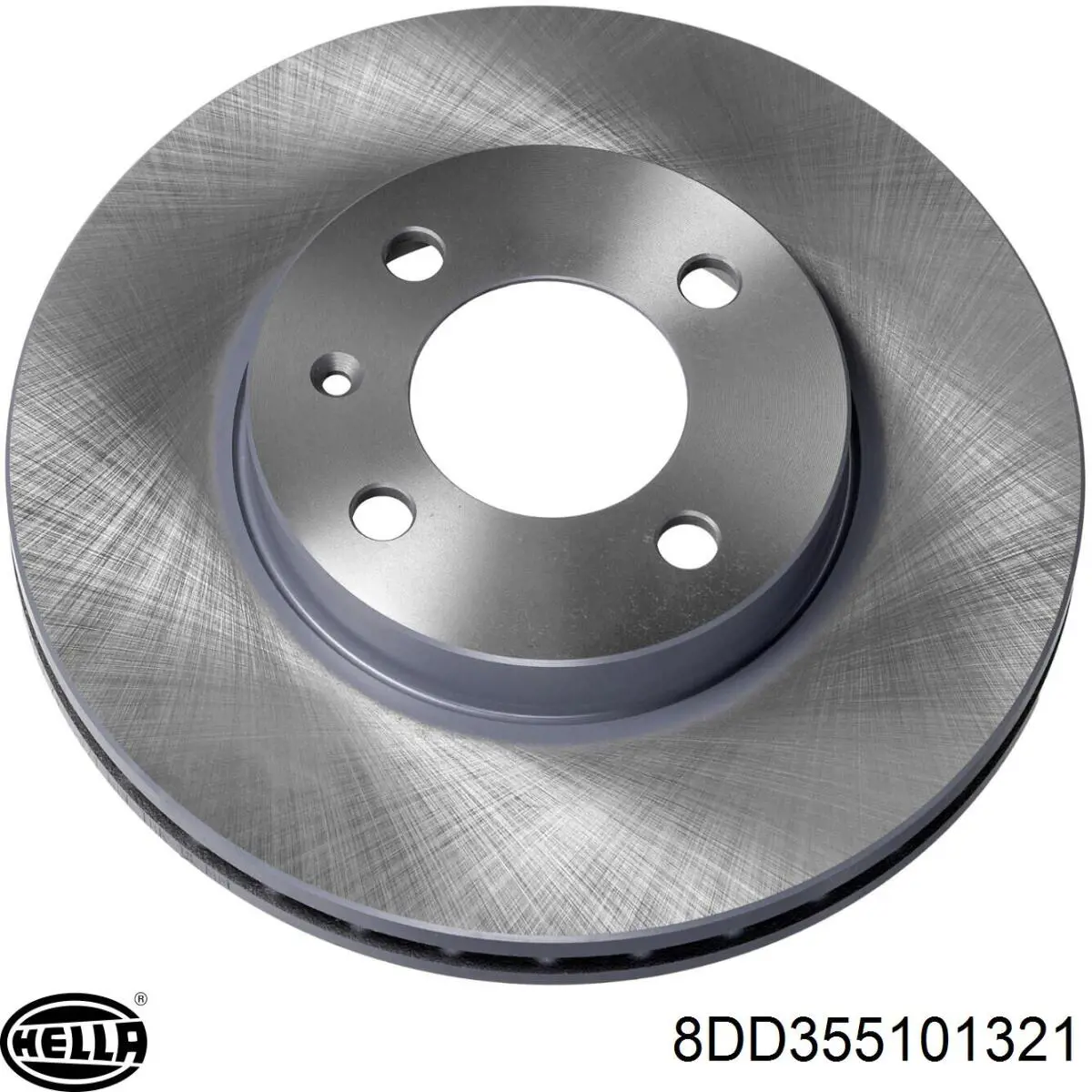 8DD 355 101-321 HELLA freno de disco delantero