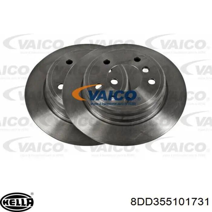 Disco de freno trasero BMW 5 E34