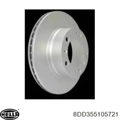 8DD355105721 HELLA disco de freno trasero