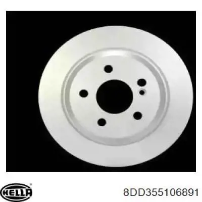 8DD355106891 HELLA disco de freno trasero