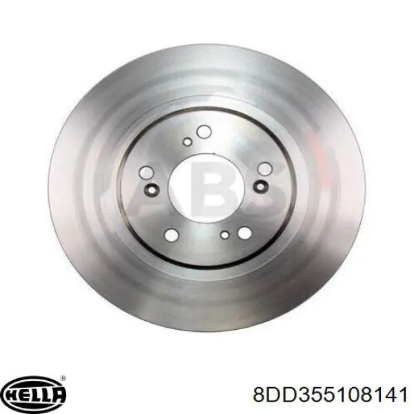 8DD355108141 HELLA freno de disco delantero