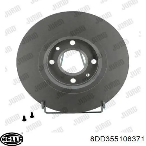 Freno de disco delantero Citroen C4 UD