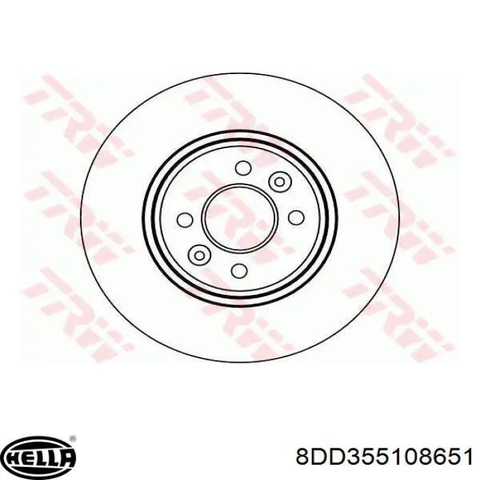 Disco de freno BDS1012 Jurid/Bendix