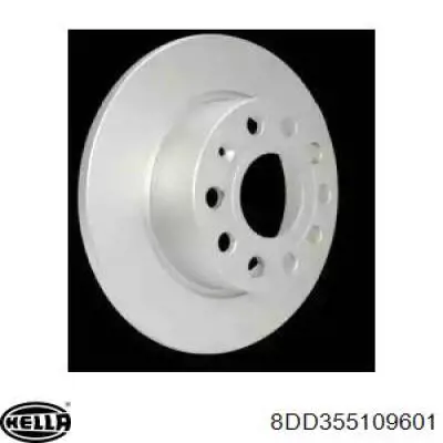 8DD355109-601 HELLA disco de freno trasero