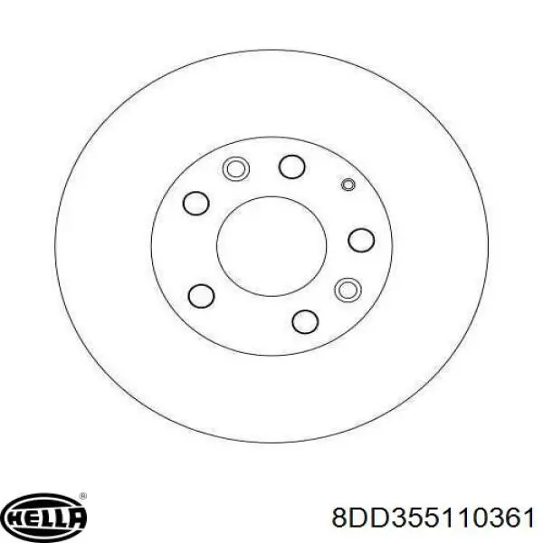 Freno de disco delantero Mazda 6 GY