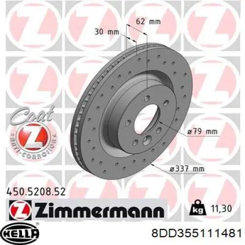 09887530 Brembo Discos