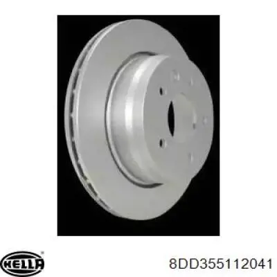 8DD355112041 HELLA disco de freno trasero