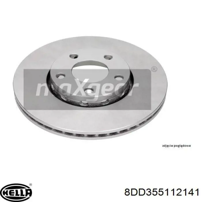 Comprar 8DD355112141 HELLA Disco de freno trasero