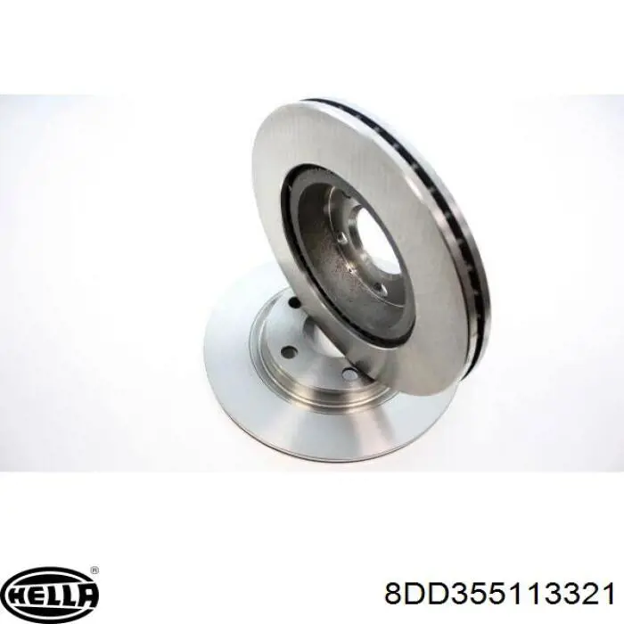 Comprar 8DD355113321 HELLA Disco de freno trasero