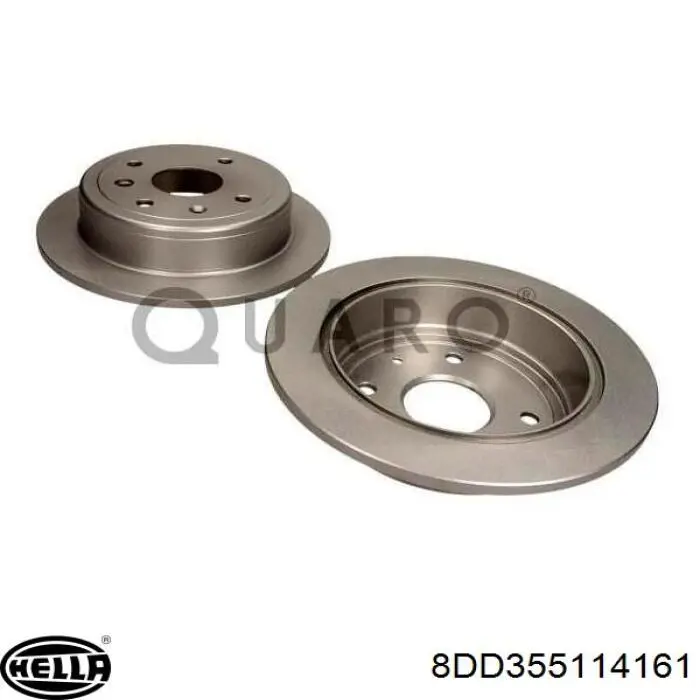 Disco de freno trasero Chevrolet Aveo 2 T250, T255