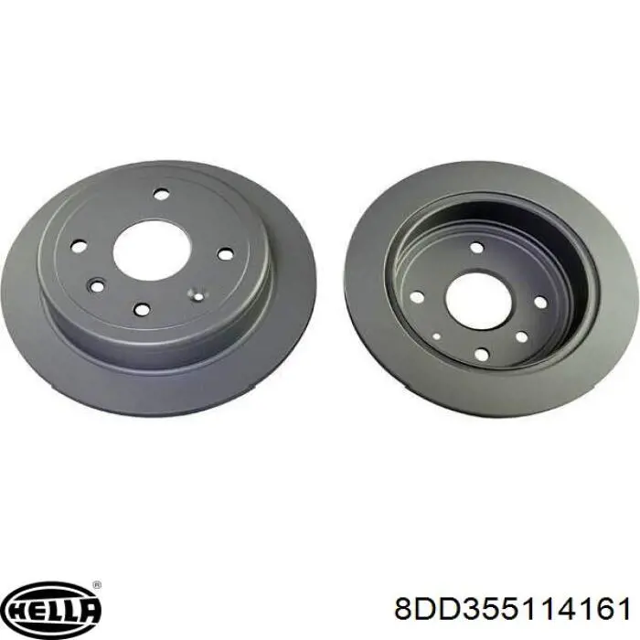 Disco de freno trasero Chevrolet Aveo 2 T250, T255