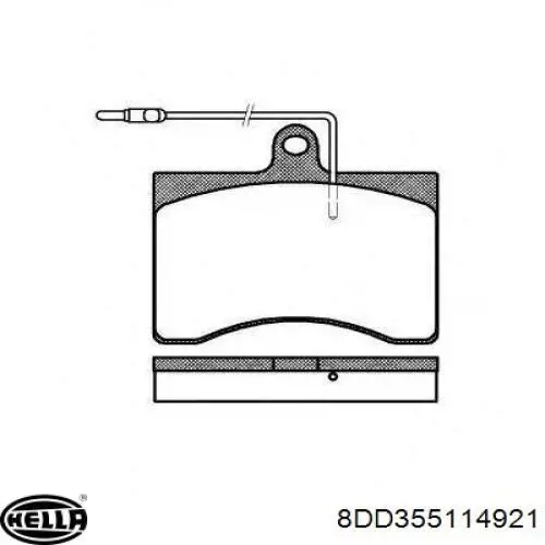 GBD90852 Rover freno de disco delantero