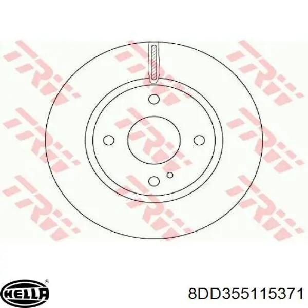 8DD355115371 HELLA Discos