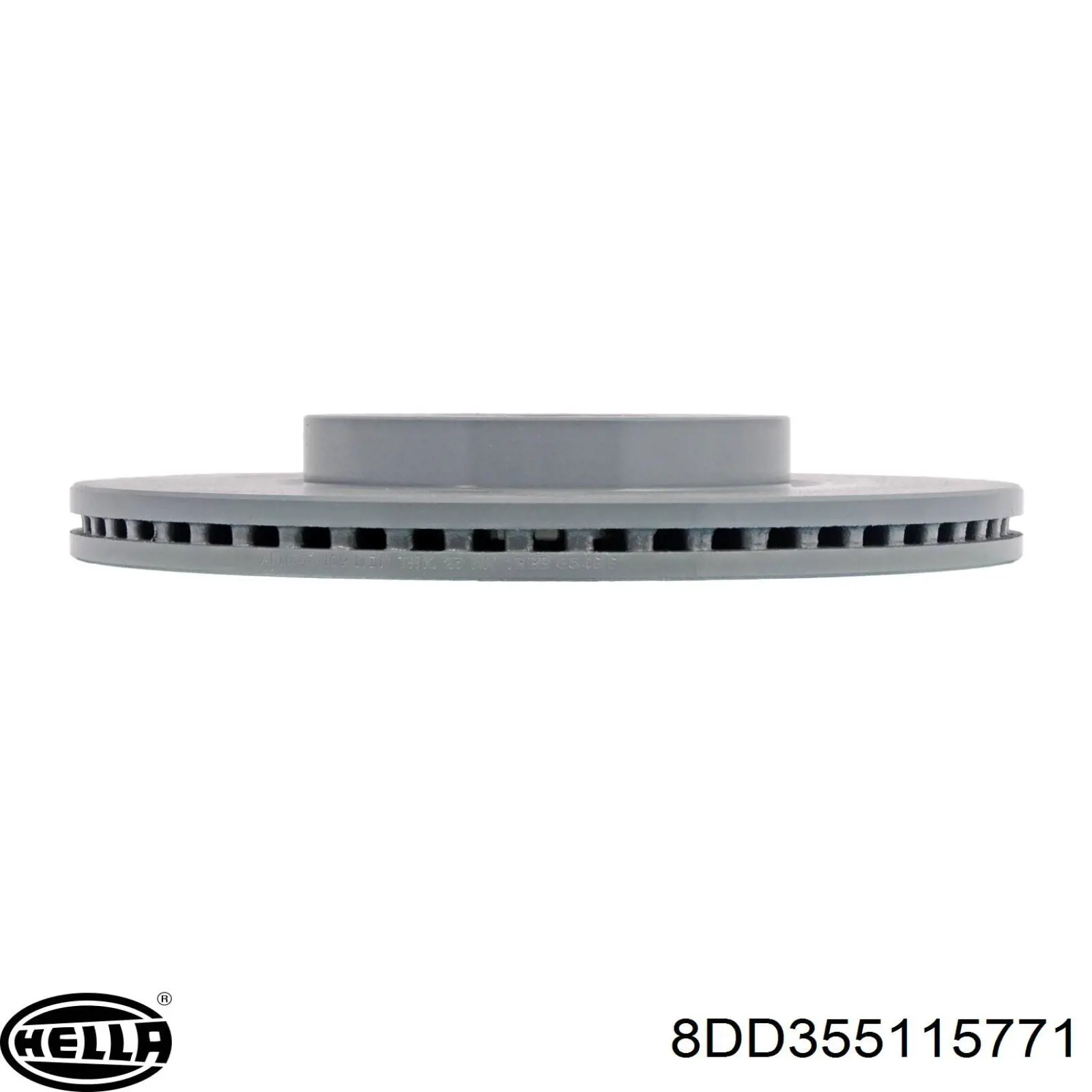 Disco de freno 8DD355115771 HELLA