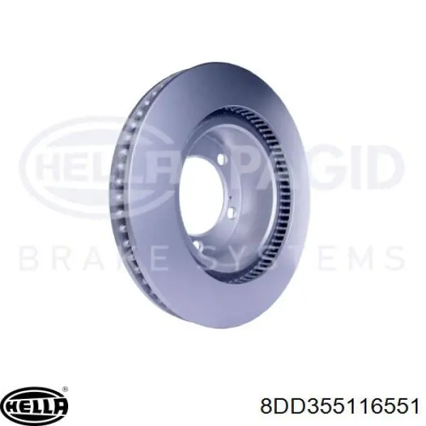 8DD355116551 HELLA freno de disco delantero