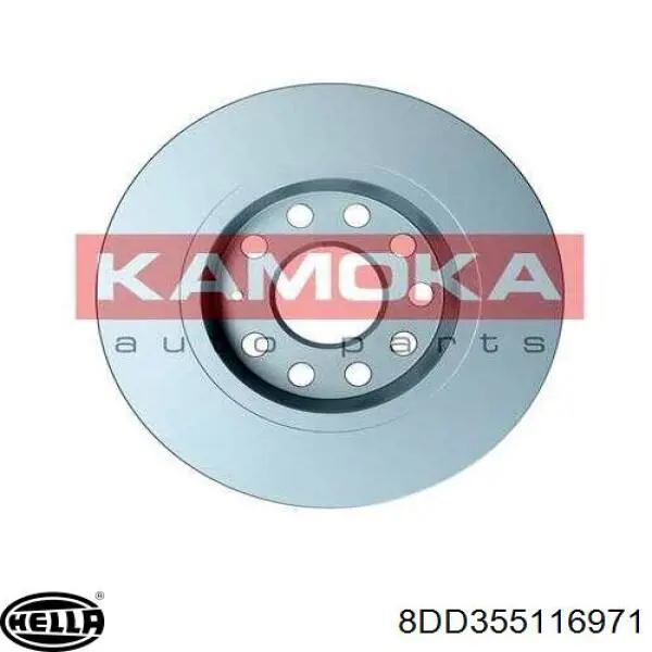 Comprar 8DD355116971 HELLA Disco de freno trasero