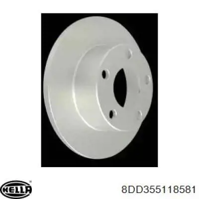 8DD 355 118-581 HELLA disco de freno trasero