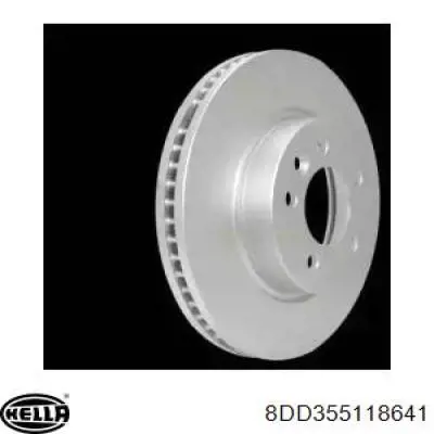 8DD 355 118-641 HELLA freno de disco delantero