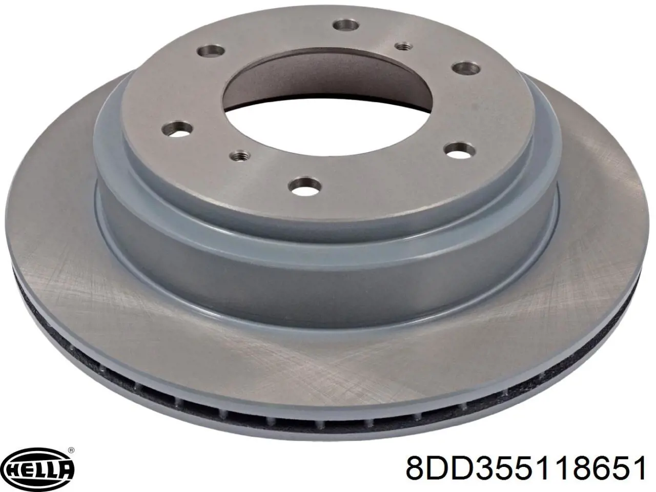 8DD 355 118-651 HELLA disco de freno trasero