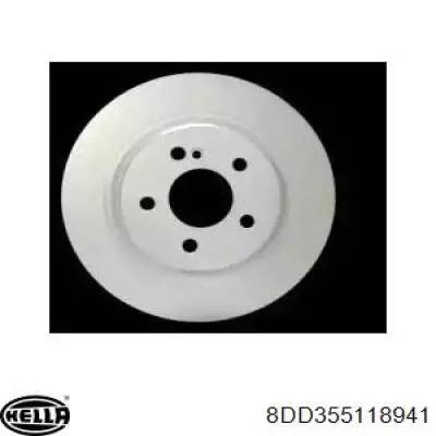 8DD 355 118-941 HELLA disco de freno trasero