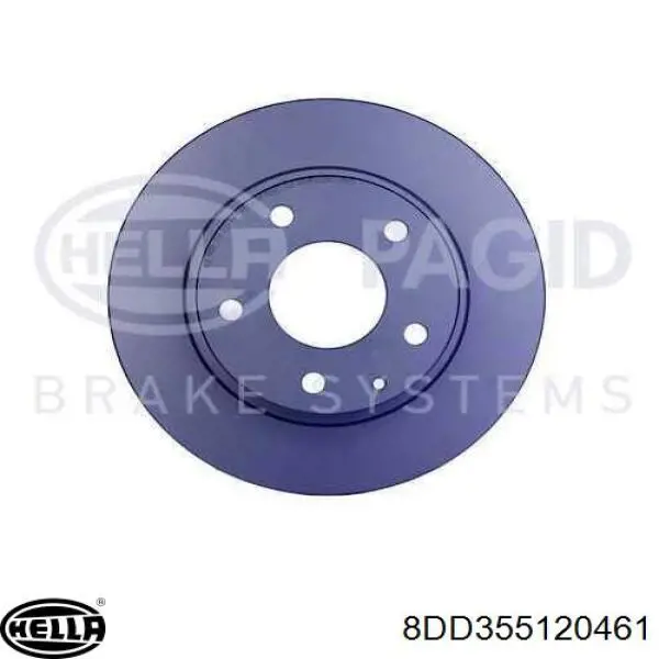 8DD355120461 HELLA disco de freno trasero