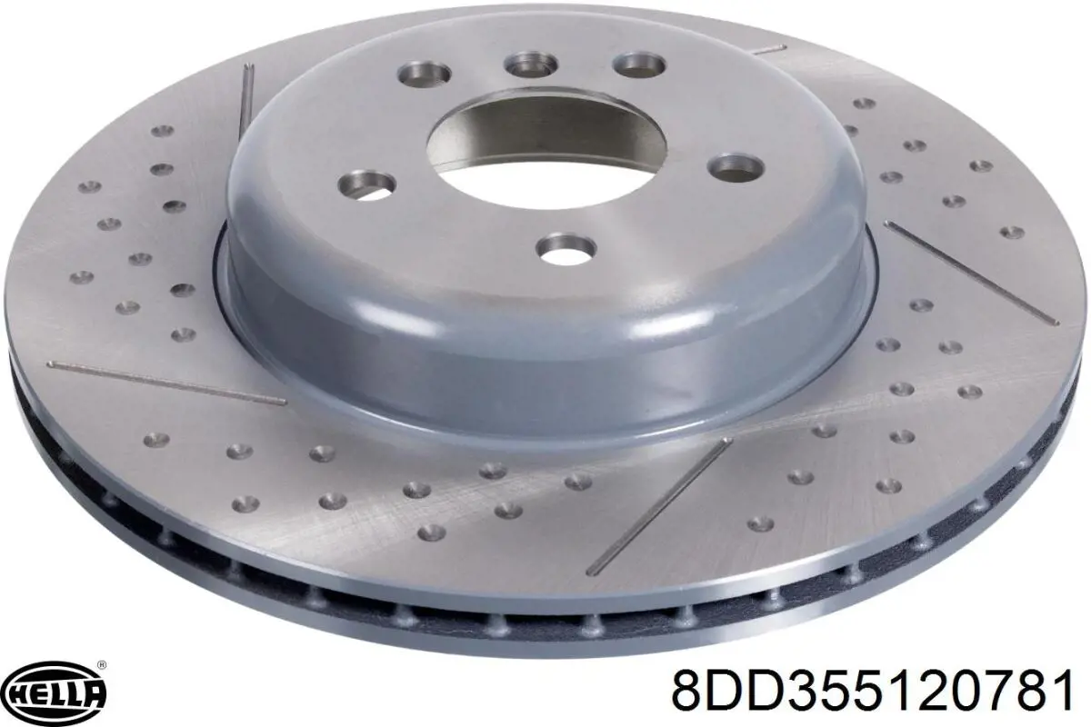 Comprar 8DD355120781 HELLA Disco de freno trasero