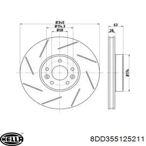 Disco de freno 402060019R Renault (RVI)
