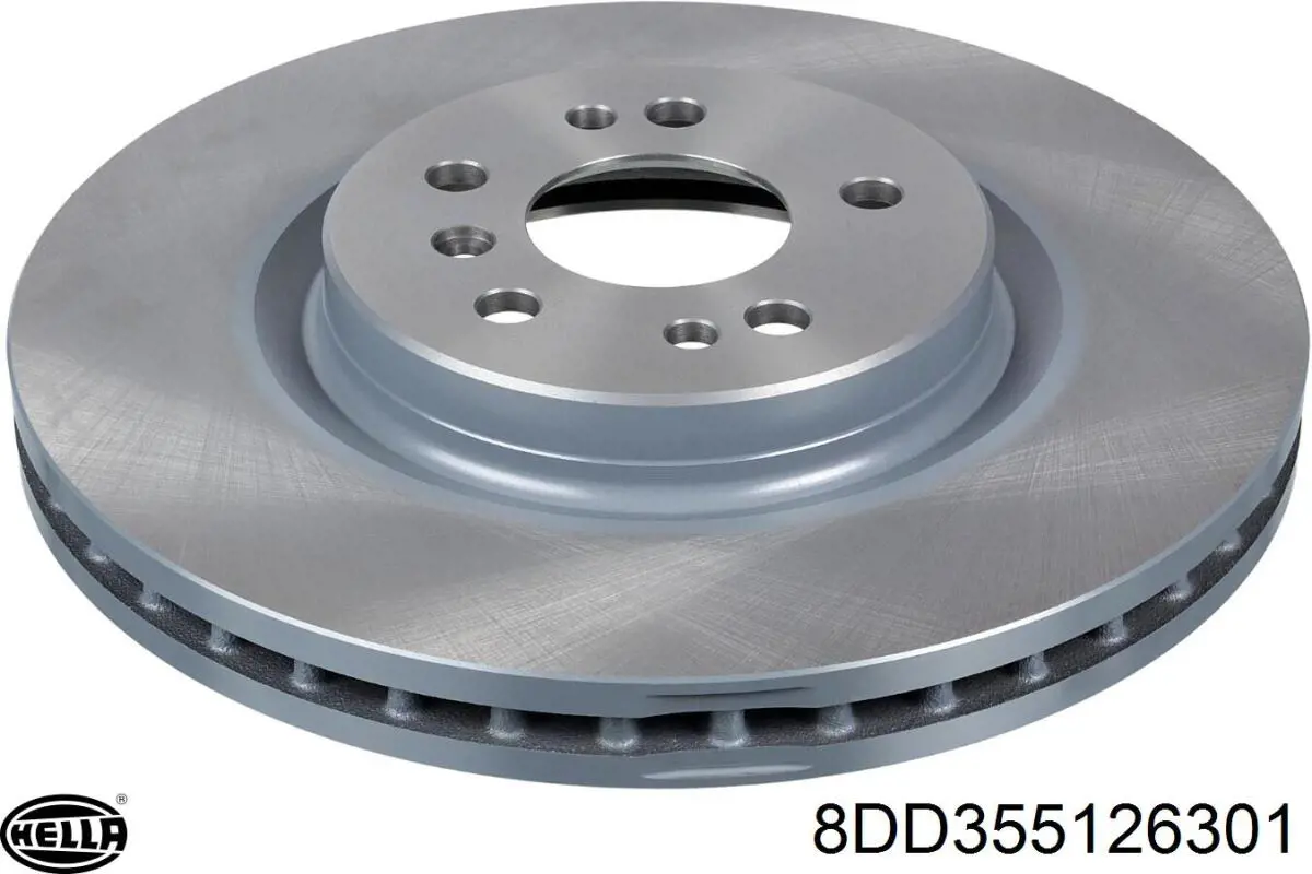 8DD 355 126-301 HELLA freno de disco delantero