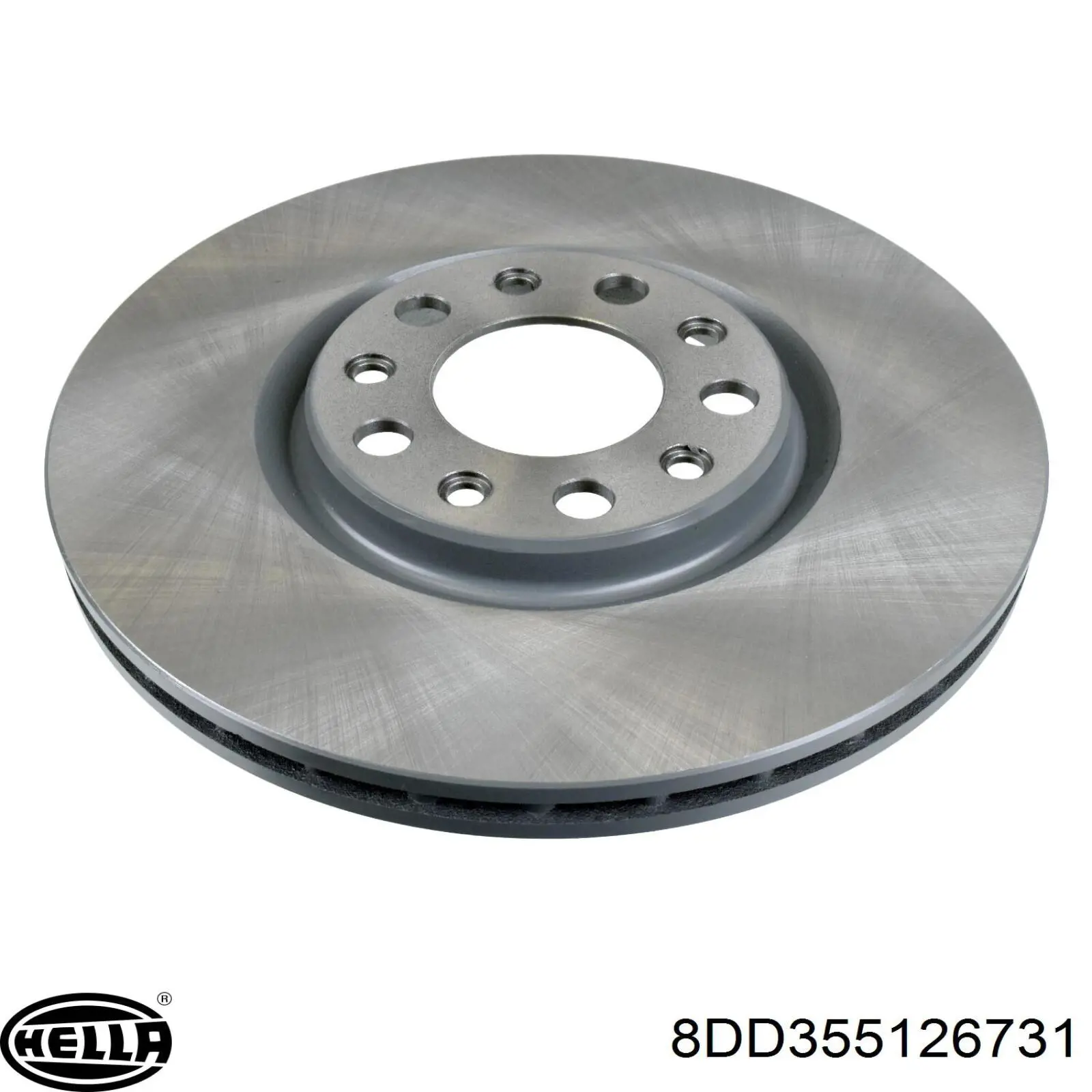 8DD355126731 HELLA disco de freno delantero