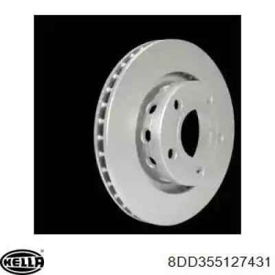 8DD 355 127-431 HELLA disco de freno trasero