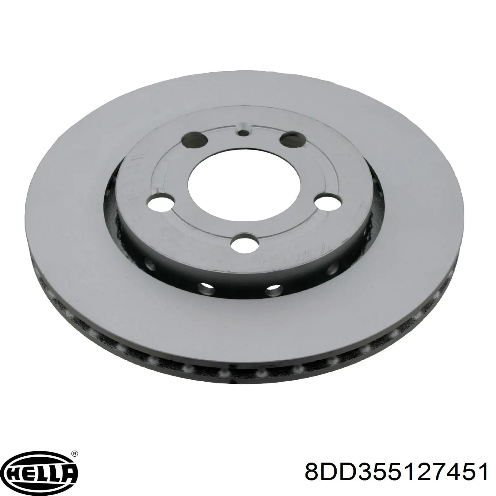 8DD355127451 HELLA disco de freno trasero