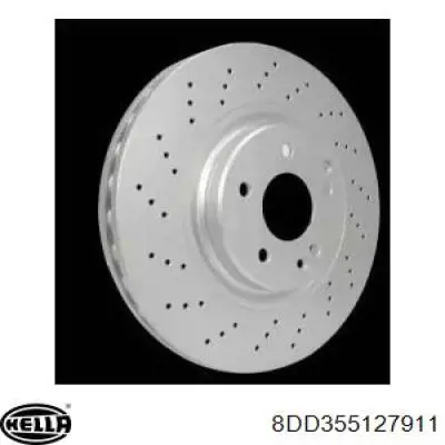 8DD355127911 HELLA freno de disco delantero