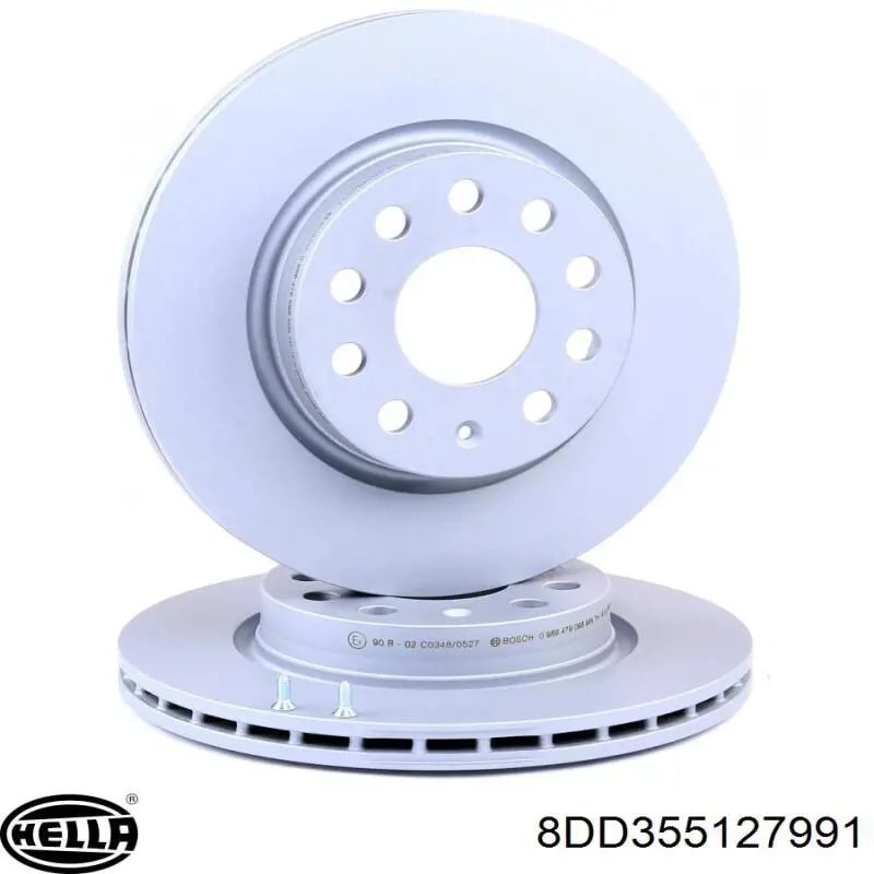 Freno de disco delantero Volkswagen Caddy 2 9K9