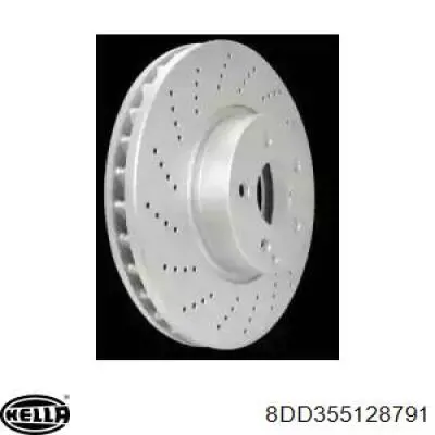 8DD 355 128-791 HELLA freno de disco delantero