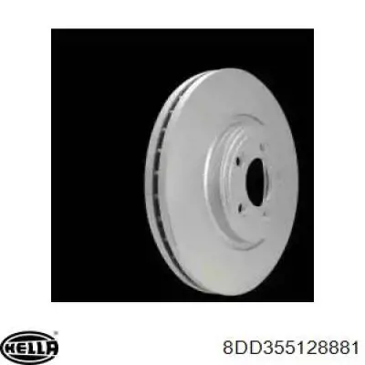 8DD355128881 HELLA freno de disco delantero