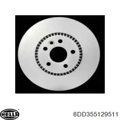 8DD 355 129-511 HELLA freno de disco delantero