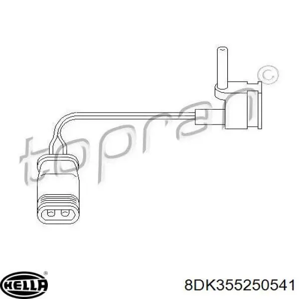 Sensor de desgaste de pastillas de freno delantero izquierdo Road House 001038