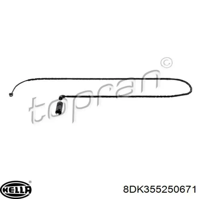 Comprar 001066 Road House Sensor de desgaste de pastillas de freno trasero
