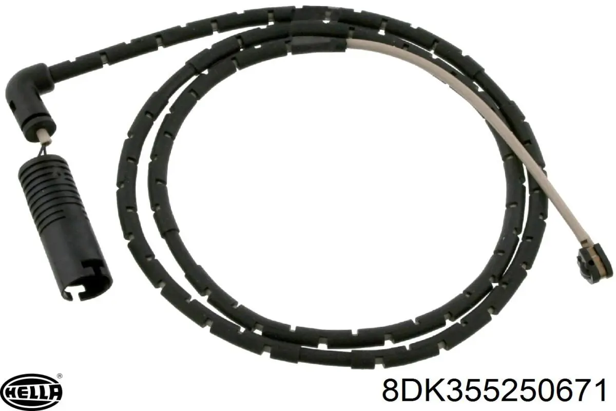 8DK 355 250-671 HELLA contacto de aviso, desgaste de los frenos, trasero