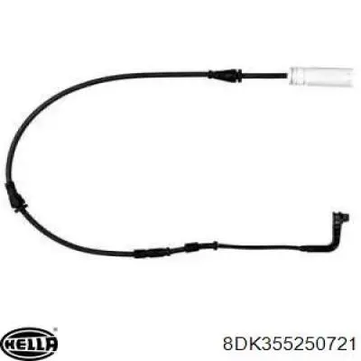 Sensor de desgaste de las pastillas de freno delanteras HELLA 8DK355250721 precio, desde 11,07 EUR