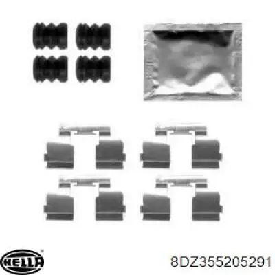 Comprar 410278957R Renault (RVI) Juego de resortes de sujeción de pastillas de freno delanteras