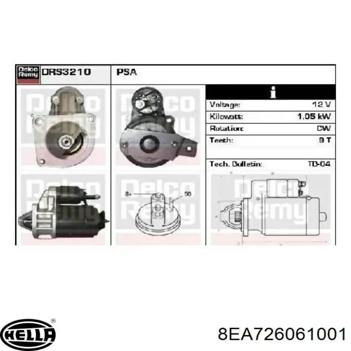 0986013210 Bosch Arranque motores